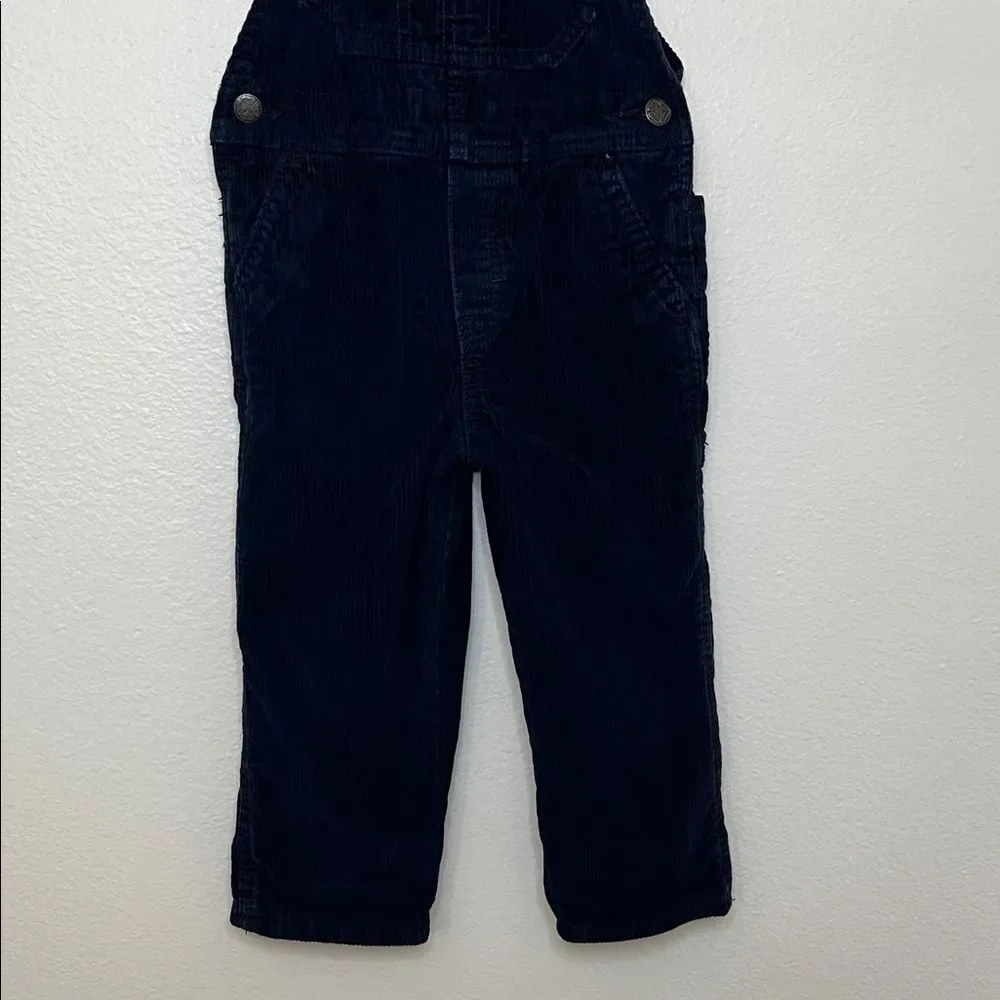 OshKosh B'gosh Toddler Boys' Corduroy Overalls - Navy Blue 3T